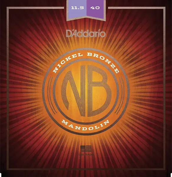 Комплект струн для мандолины D'Addario NBM11540 Nickel Bronze