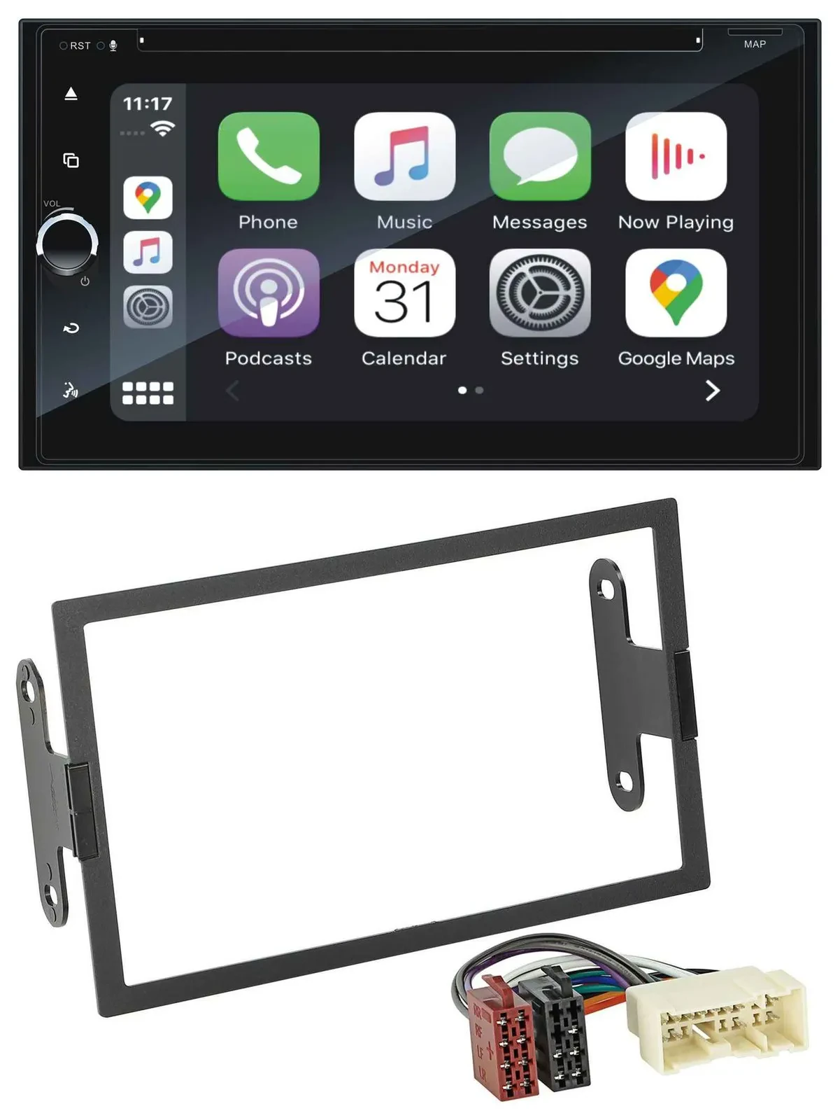 Blaupunkt 2DIN Bluetooth DAB USB DVD MP3 Autoradio für Nissan Xterra 2000-2004