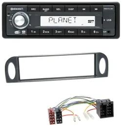 Continental MP3 AUX USB DAB 1DIN Autoradio für Citroen C5 (bis 2004)