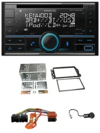 Kenwood CD 2DIN DAB USB MP3 Bluetooth Autoradio für Cadillac BLS (2006-2010)