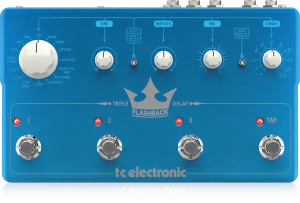 Педаль эффектов для электрогитары TC Electronic Flashback Triple Delay