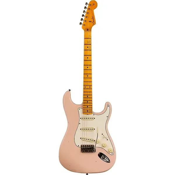 Электрогитара Fender CS LE Tomatillo Stratocaster Special Journeyman Relic Guitar Shell Pink