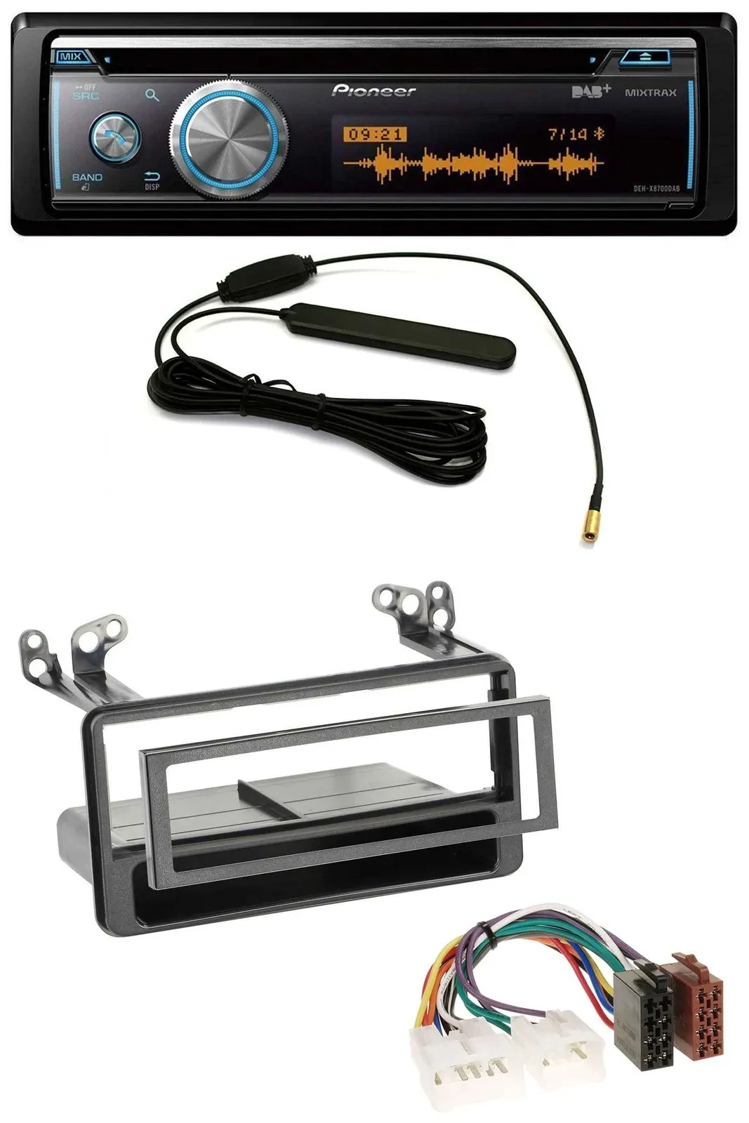 Автомагнитола для Toyota MR2/RAV4/Yaris Verso Pioneer CD, USB, Bluetooth, DAB, MP3