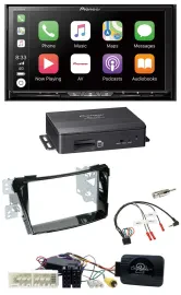 Pioneer Bluetooth DAB 2DIN Lenkrad TMC Navigation für Hyundai i40 ab 16 VF Klavi