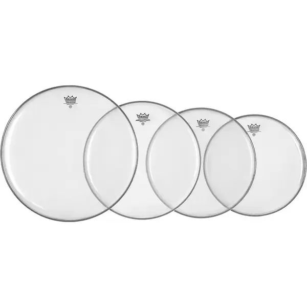 Набор пластиков для барабана Remo Drumhead Resonant Pack 12", 13", 16"  14" Hazy Snare-Side Drumhead Clear