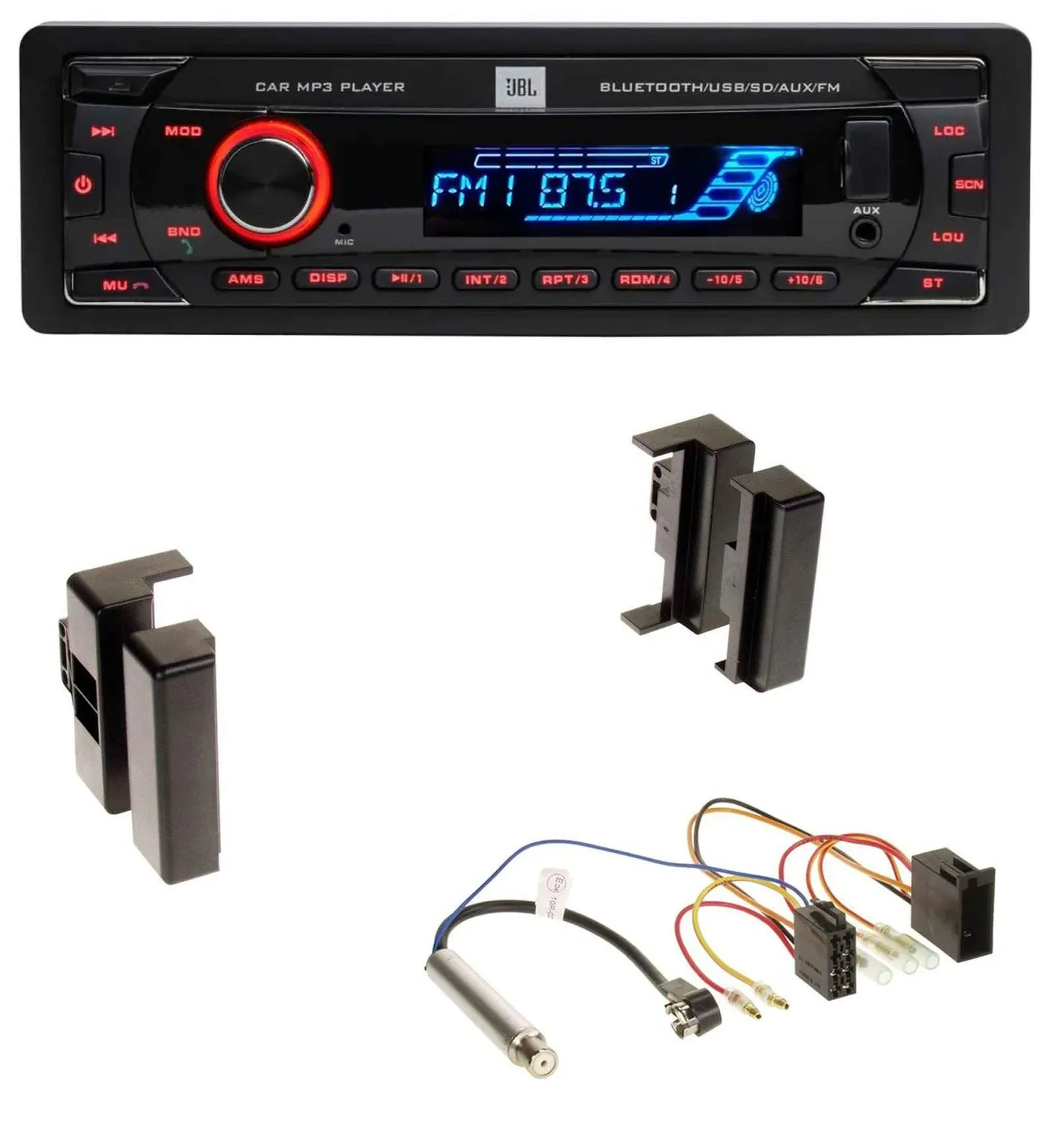 JBL AUX MP3 USB Bluetooth SD Autoradio für Audi A4 B5 bis 99 A6 C4 bis 97 A8 D2
