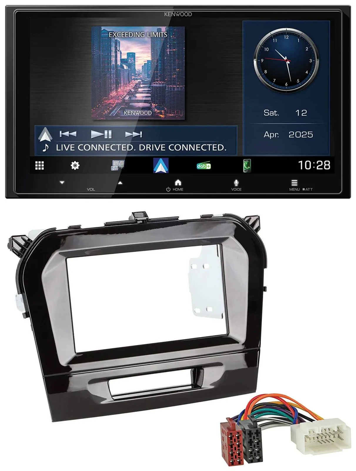 Автомагнитола для Suzuki Vitara (с 2015) Kenwood Bluetooth 2DIN USB DAB MP3