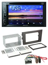 Pioneer Bluetooth 2DIN USB DVD DAB MP3 Autoradio für Volvo XC 90 02-14 14 Pin