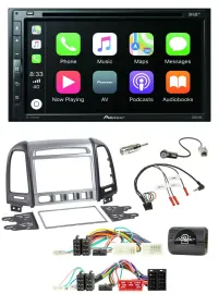 Pioneer DVD 2DIN Lenkrad DAB Bluetooth USB Autoradio für Hyundai SantaFe 2010-20