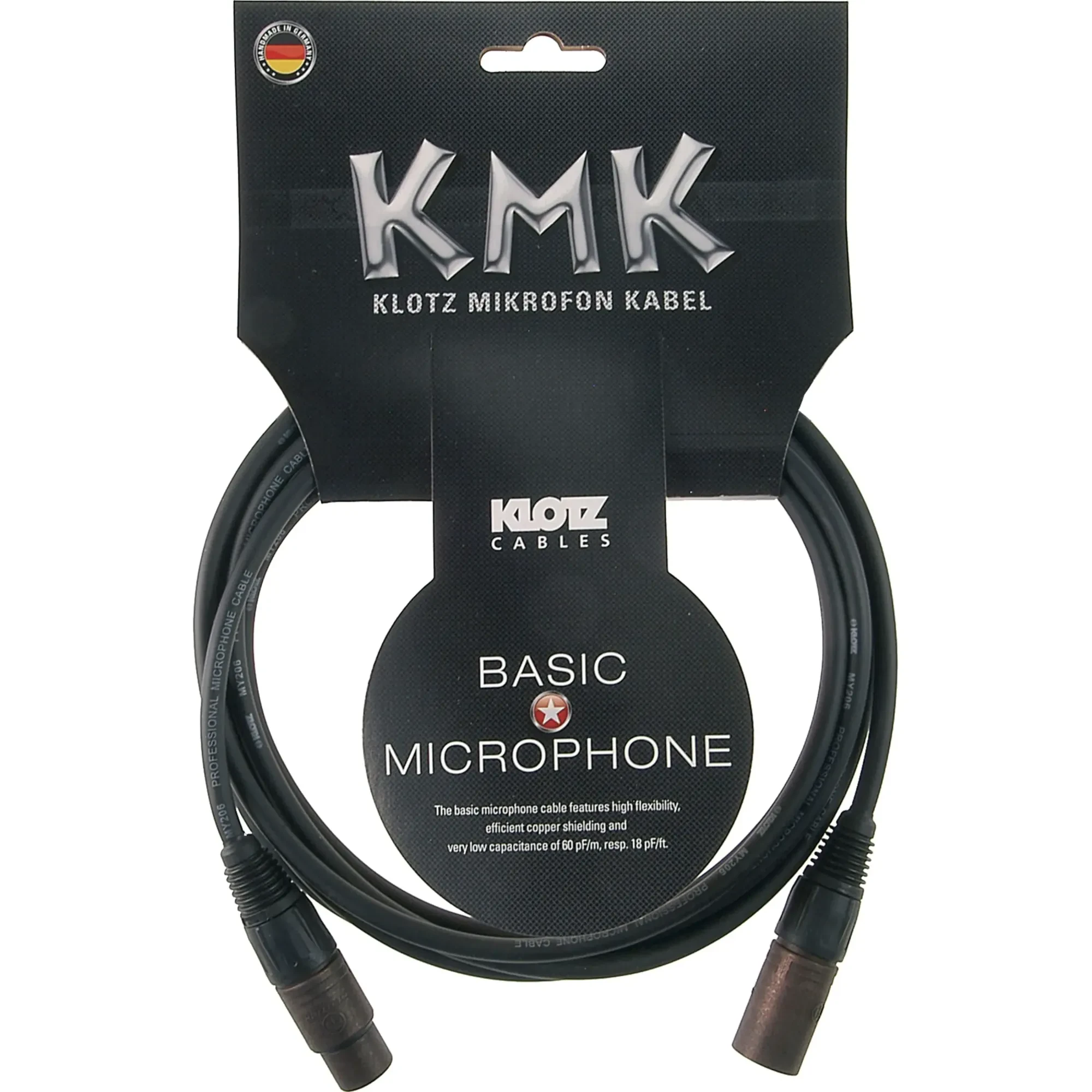 Микрофонный кабель Klotz M1FM1K1000 Black 10 м