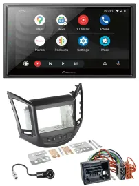 Pioneer USB 2DIN DAB MP3 Bluetooth Autoradio für Chevrolet Orlando KL1Y/KL1YN ab