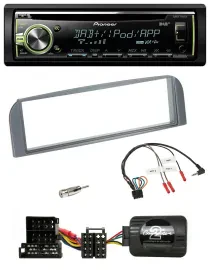 Автомагнитола Pioneer CD, DAB, USB, MP3 для Alfa Romeo 147/GT антрацит