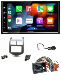 Kenwood DAB USB Bluetooth 2DIN MP3 Autoradio für Chevrolet Aveo Sonic ab 2011 du
