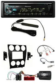 Pioneer CD MP3 Lenkrad DAB USB Autoradio für Mazda 6 (2006-2008)