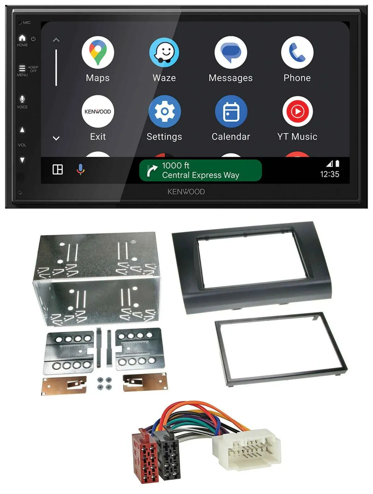 Kenwood DAB Bluetooth USB MP3 2DIN Autoradio für Suzuki Swift (2005-2010)