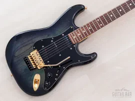 1990 Fender Stratocaster STR-130LS/FO Blueberry Burst w/ Lace Sensor, Floyd Rose