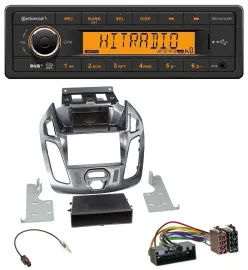 Continental 1DIN DAB MP3 AUX USB Autoradio für Ford Connect Transit 12-18 ohne D