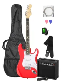 Электрогитара Foix FGP/FGP-STK-RD красная (набор, с комбоусилителем)