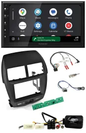 Kenwood DAB Bluetooth USB Lenkrad 2DIN Autoradio für Mitsubishi ASX 2010-2014