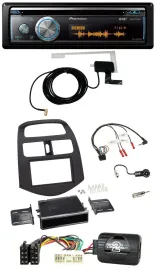 Pioneer Bluetooth DAB Lenkrad USB CD Autoradio für Chevrolet Spark KLM 2012-2013