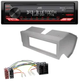 JVC Bluetooth USB DAB MP3 Autoradio für Fiat Panda (bis 2002) - grau