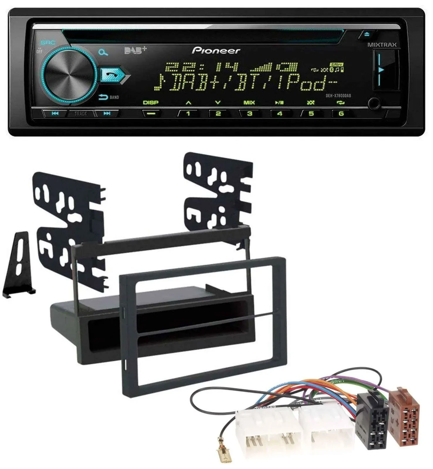 Pioneer DAB MP3 CD USB Bluetooth Autoradio für Mazda 626 (99-00) / MPV (96-99)