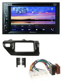 Pioneer Bluetooth 2DIN USB DVD DAB MP3 Autoradio für Toyota Hilux (2015-2020)
