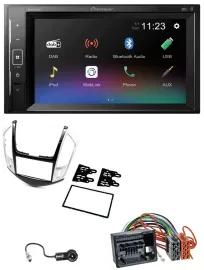 Pioneer DAB MP3 2DIN Bluetooth USB Autoradio für Chevrolet Cruze 2011-2016