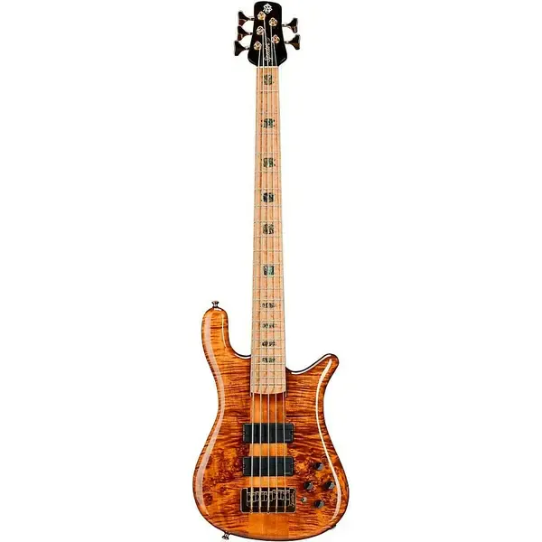 Бас-гитара Spector NS5 Quilted Top/Fishman Electronics Tiger Eye