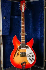 Электрогитара полуакустическая Rickenbacker 366 6/12 OS Convertible Fireglo w/case USA 1966