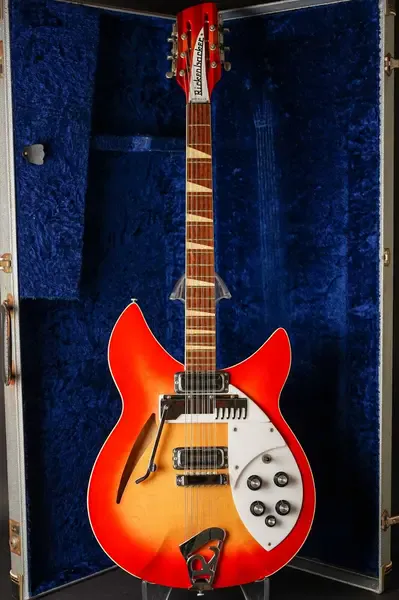 Электрогитара полуакустическая Rickenbacker 366 6/12 OS Convertible Fireglo w/case USA 1966