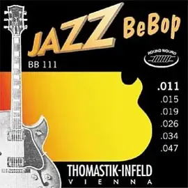 Струны для полуакустических и акустических джаз-гитар Thomastik BB111 Jazz BeBob 11-47