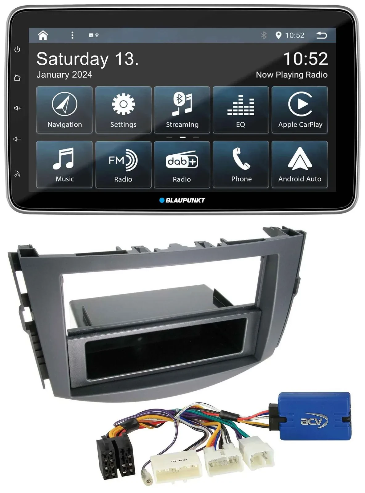 Автомагнитола для Toyota RAV4 (2011–2013) Blaupunkt USB, DAB, SD, MP3, Bluetooth, 28-pin