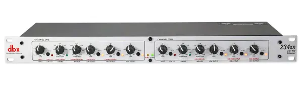 DBX 234XS Professional Crossover with 2 way, 3 Way, 4 Way, or Mono Operation