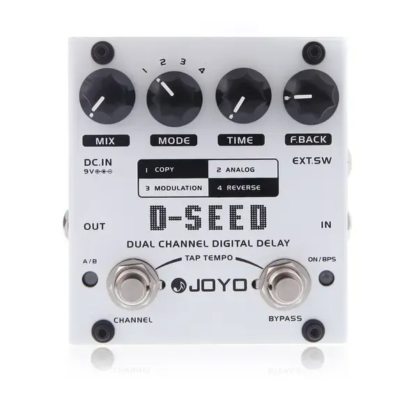 Педаль эффектов для электрогитары Joyo D-Seed Dual Channel Digital Delay