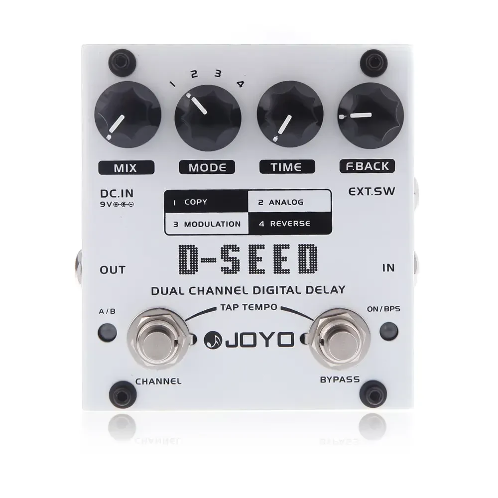 Педаль эффектов для электрогитары Joyo D-Seed Dual Channel Digital Delay