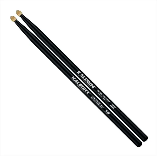 Барабанные палочки Kaledin Drumsticks 7KLHBBK5B Black 5B граб флуоресцентные