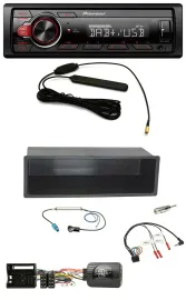 Pioneer MP3 DAB 1DIN Lenkrad USB Autoradio für VW Polo Passat Ablagefach