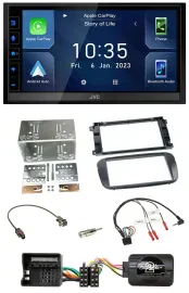 JVC DAB Bluetooth Lenkrad USB 2DIN Autoradio für Ford S-Max Mondeo 07-14 Profi s