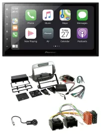 Pioneer MP3 Bluetooth DAB 2DIN USB Autoradio für Chevrolet Camaro 2010-2015 silb