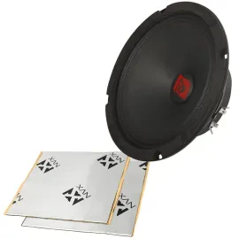 Cerwin-Vega CVP65 150W RMS 6.5" Coaxial Speaker + Sound Damping