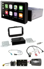 Pioneer Bluetooth Lenkrad DAB USB Autoradio für Alfa Giulietta 13-21 piano-schwa