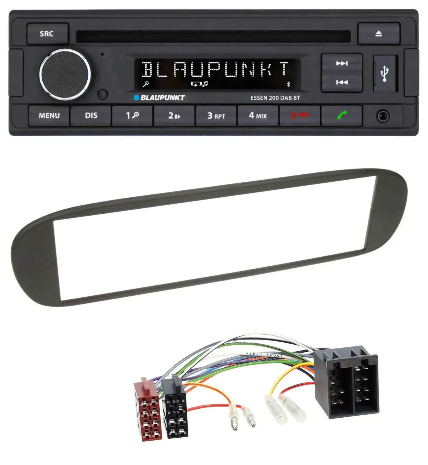 Blaupunkt USB MP3 Bluetooth DAB CD Autoradio für Fiat Barchetta (ab 1995)