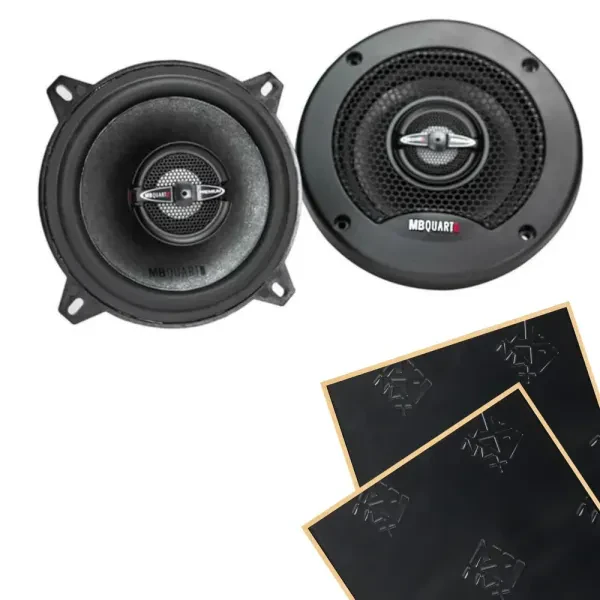 MB Quart PK1-113 5.25" Premium Series Coaxial Speaker + Damping
