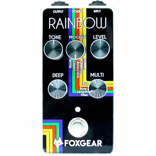 Педаль эффектов для электрогитары Foxgear Rainbow Digital Reverb