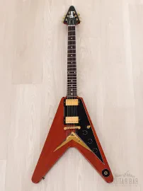 Электрогитара Gibson Custom Shop Historic 1958 Flying V HH Mahogany VOS Cherry w/case USA 2008