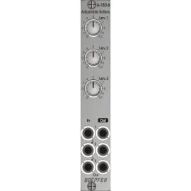 Doepfer A-180-6 Triple Adjustable Buffer / CV Source - Attenuator Modular