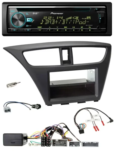 Pioneer DAB Lenkrad CD USB Bluetooth Autoradio für Honda Civic (ab 2012)