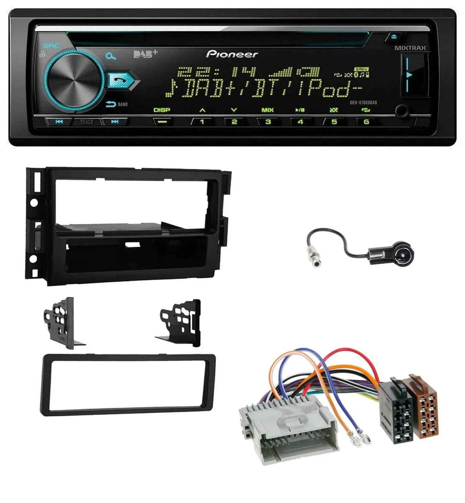 Автомагнитола для Buick Enclave 2008–2012, Lucerne 2 Pioneer DAB, CD/MP3, USB, Bluetooth