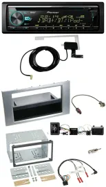 Pioneer MP3 Lenkrad CD USB DAB Autoradio für Ford Kuga 2008-2012 silber
